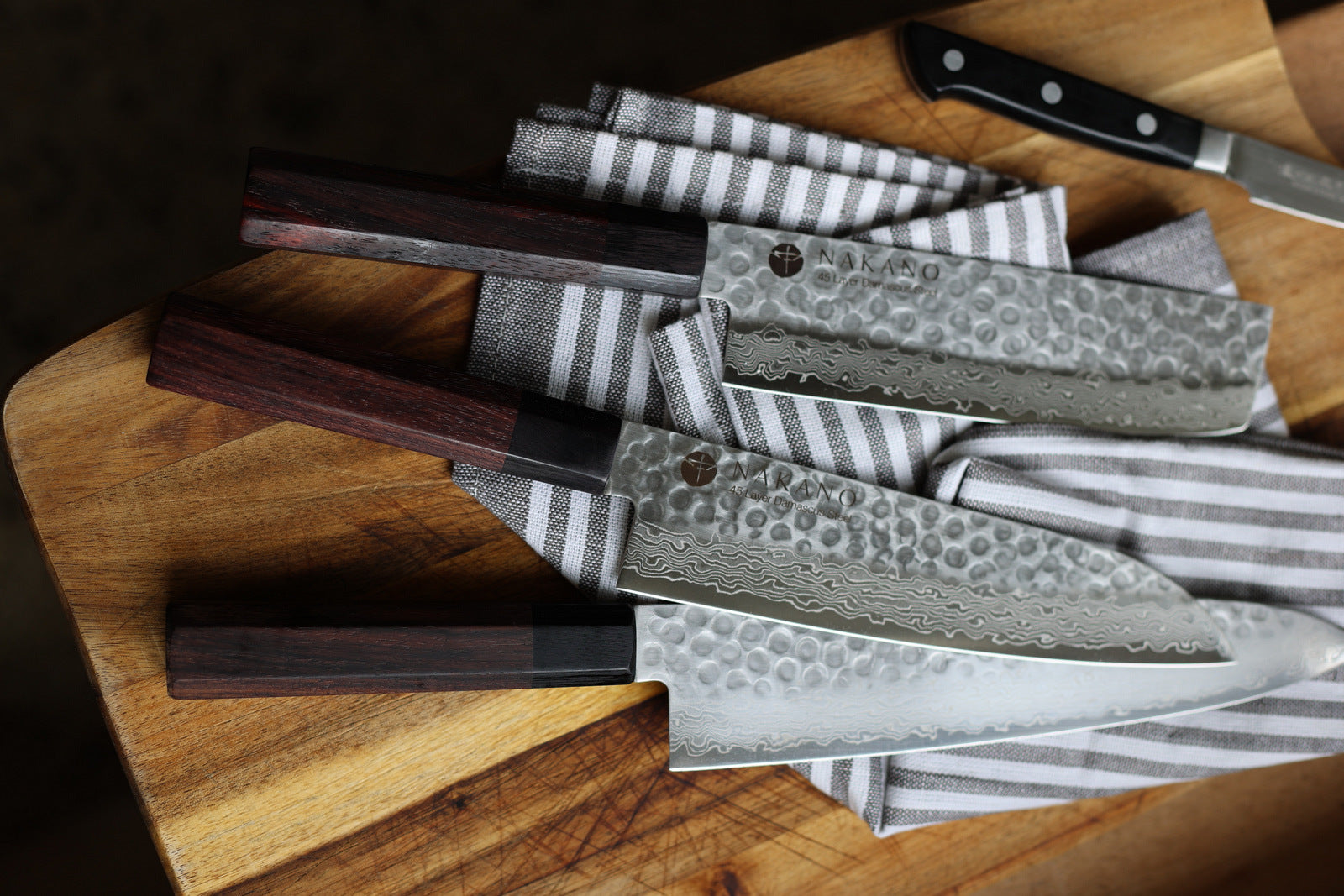 Handmade Japanese Knife Set – Nakano Knives Handmade Japanese Knife Set – Nakano Knives